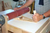 Moritz Designs drum thickness sander